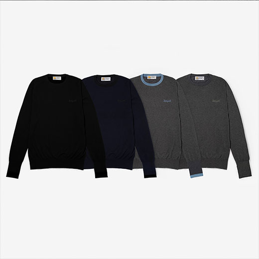 FRAGMENT DESIGN x SEQUEL x JOHN SMEDLEY クルーネックニット 詳細画像 NO1(CHARCOAL / CHARCOAL) 6